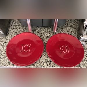 Rae Dunn JOY Plates